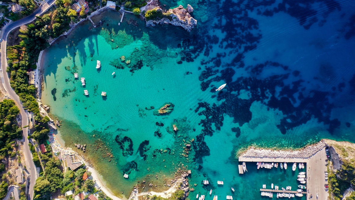 Μια εμβληματική θέα της Κέρκυρα