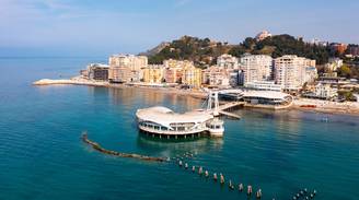 An iconic view of Durres, Albania