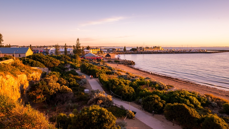 An iconic view of Fremantle (B-Shed), Australia