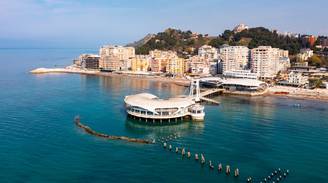 Una vista icónica de Durrës, Albania