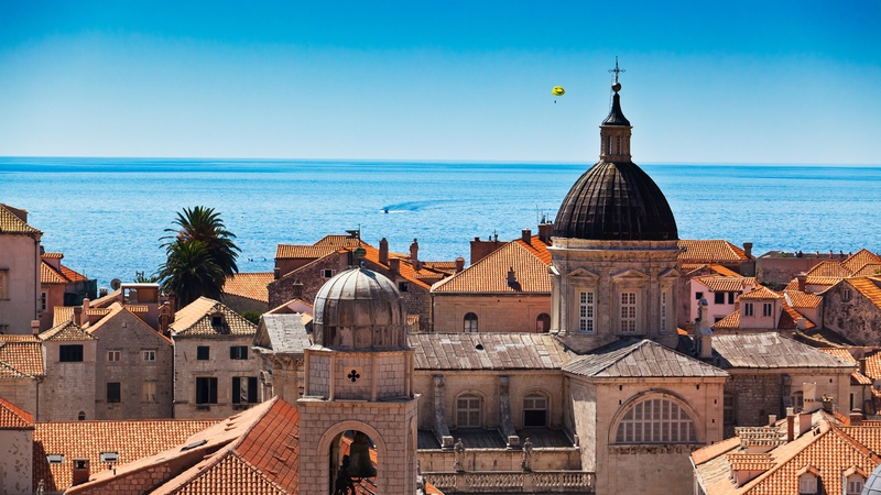 An iconic view of Dubrovnik, Croatia