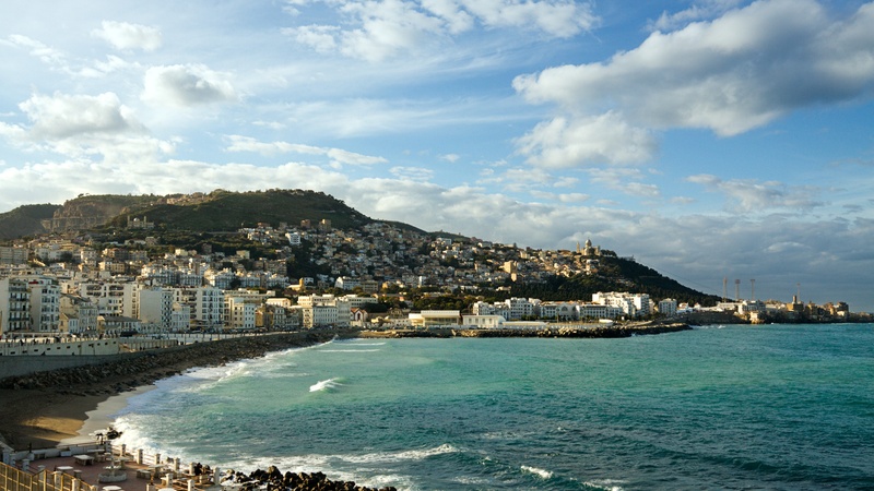 An iconic view of Algiers, Algeria