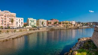 An iconic view of Civitavecchia, Italy