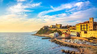 An iconic view of Piombino, Italy