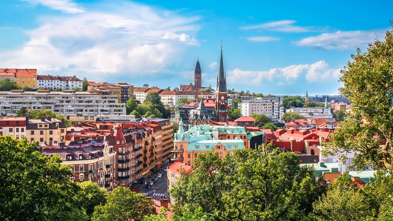 An iconic view of Gothenburg, Sweden