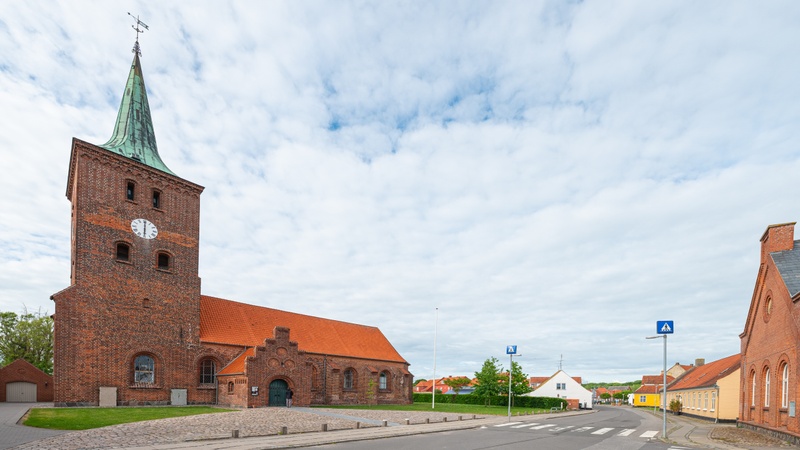 Eine ikonische Aussicht von Rødby, Dänemark