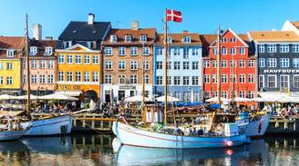 Una vista icónica de Gedser, Dinamarca