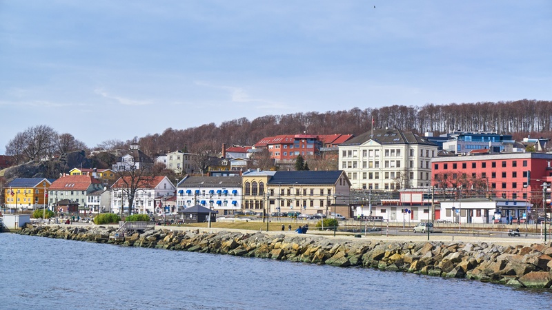 An iconic view of Larvik, Norway