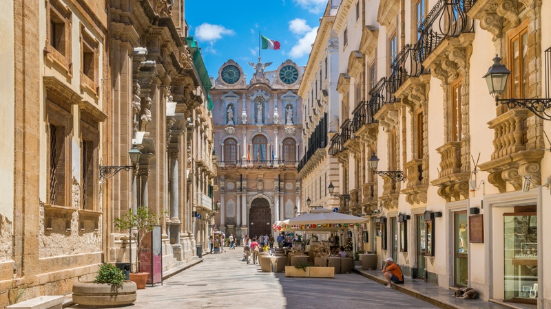 An iconic view of Trapani, Italy
