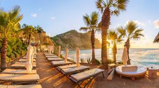 An iconic view of Ibiza, Spain