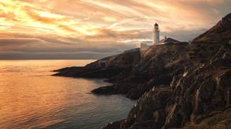 Una vista icónica de douglas, Isla de Man