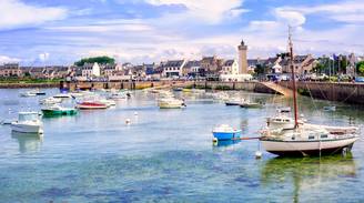 An iconic view of Roscoff, France