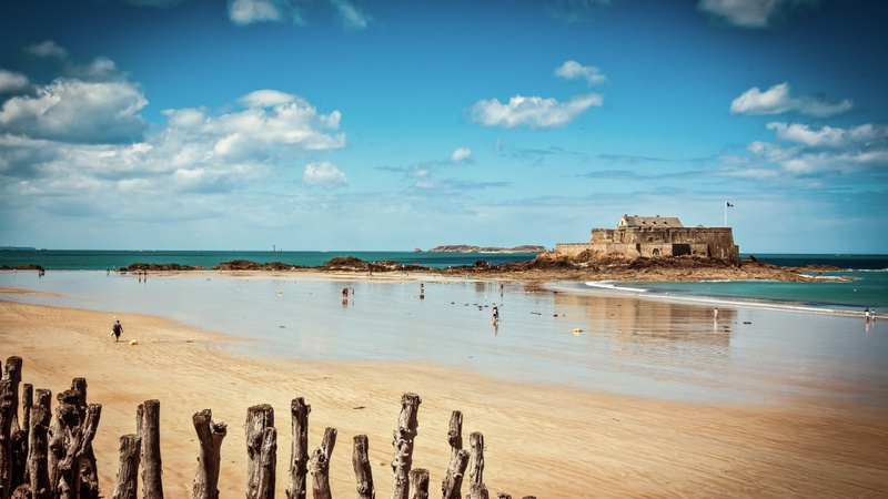 An iconic view of St Malo, France