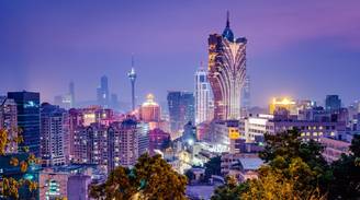 Una vista icónica de Macao (Taipa), Macao