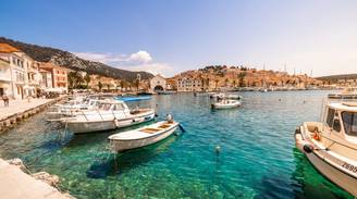 An iconic view of Hvar, Croatia