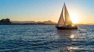 An iconic view of Denia, Spain