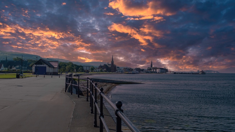 An iconic view of Liverpool, United Kingdom