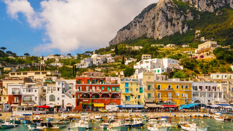 An iconic view of Capri, Italy