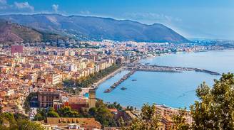 An iconic view of Salerno, Italy