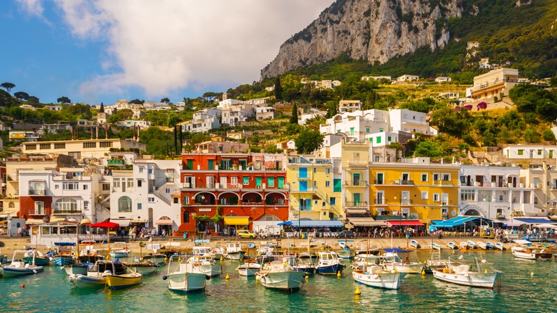 An iconic view of Capri, Italy