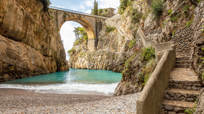 An iconic view of Amalfi, Italy
