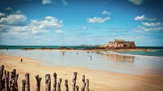 An iconic view of St Malo, France