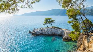 An iconic view of Skopelos, Greece