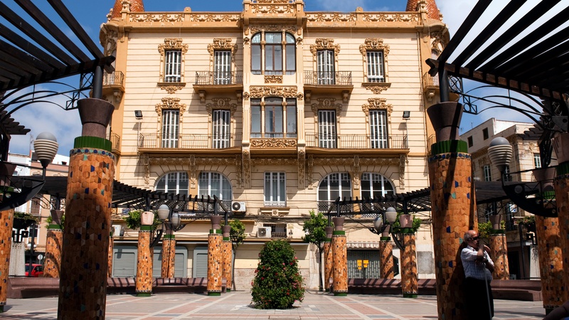 An iconic view of Melilla, Spain