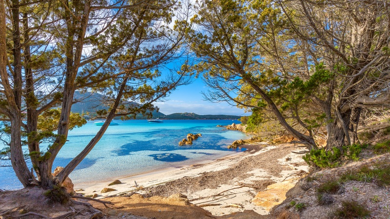 An iconic view of Olbia, Italy