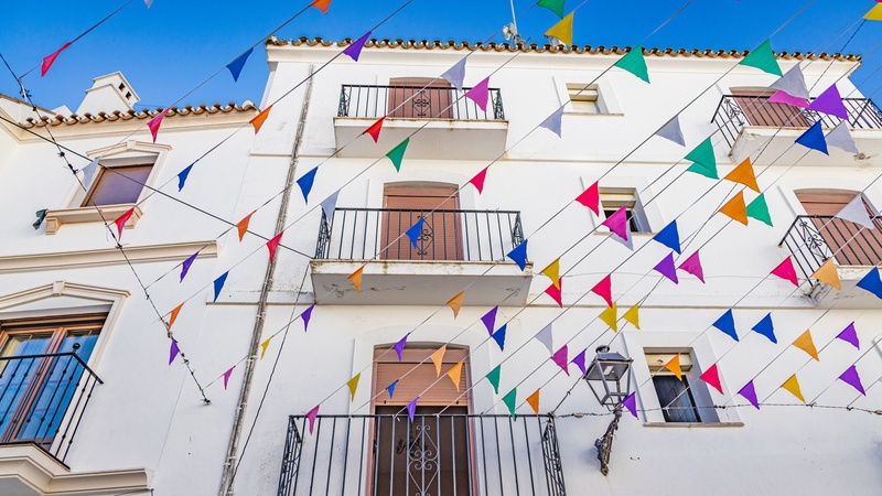 An iconic view of Malaga, Spain