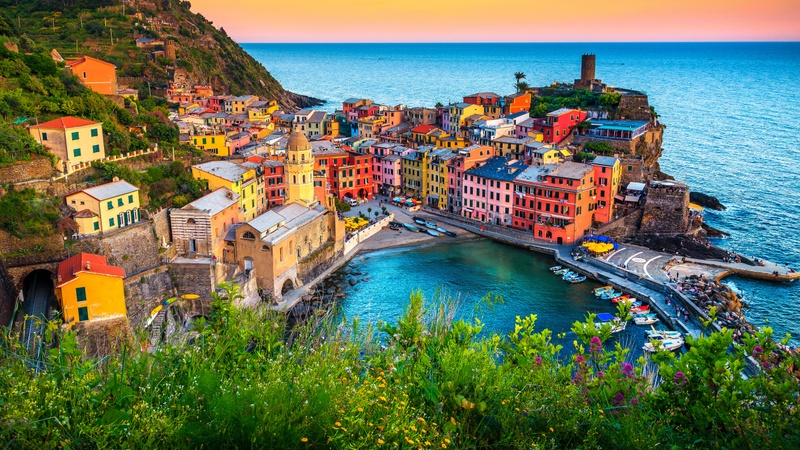 An iconic view of Genoa, Italy