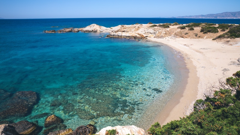 An iconic view of Naxos, Greece
