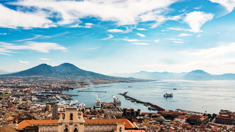 An iconic view of Naples