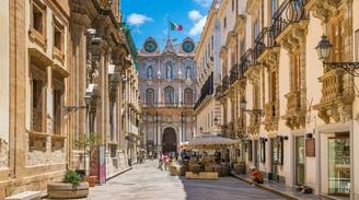 An iconic view of Trapani, Italy