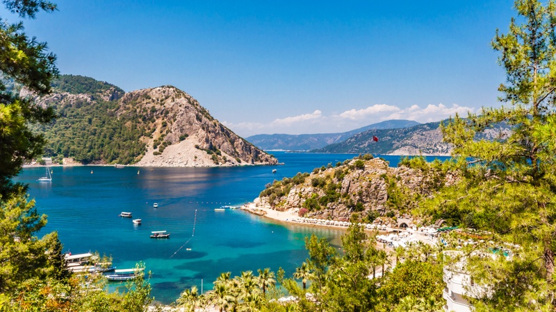 An iconic view of Marmaris, Turkey