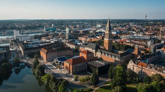 An iconic view of Kiel, Germany