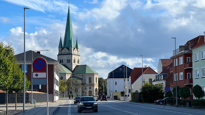 An iconic view of Frederikshavn, Denmark