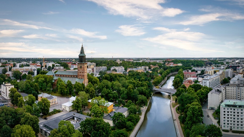An iconic view of Turku, Finland