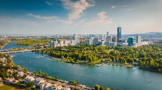 An iconic view of Vienna, Austria