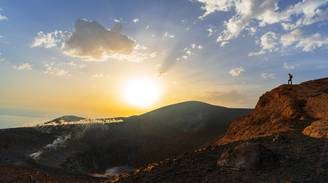 An iconic view of Vulcano, Italy