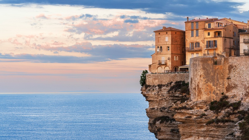 An iconic view of Bonifacio, Italy