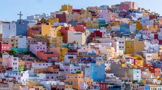An iconic view of Las Palmas, Spain