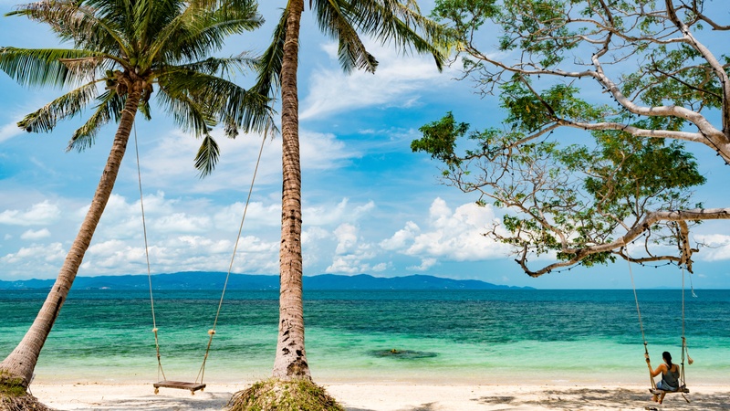 An iconic view of Koh Phangan (Haad Rin Queen Pier), Thailand