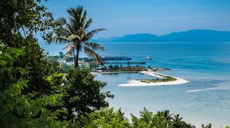 An iconic view of Koh Phangan (Thong Sala Pier), Thailand
