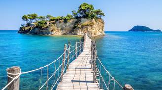 Una vista icónica de Zacinto (Zante)