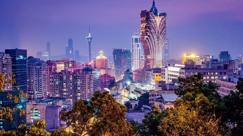 Vue emblématique de Macao