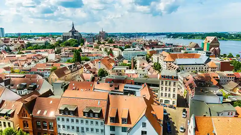An iconic view of Rostock