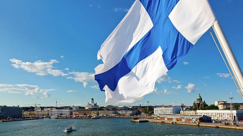 Een iconisch uitzicht op Finland