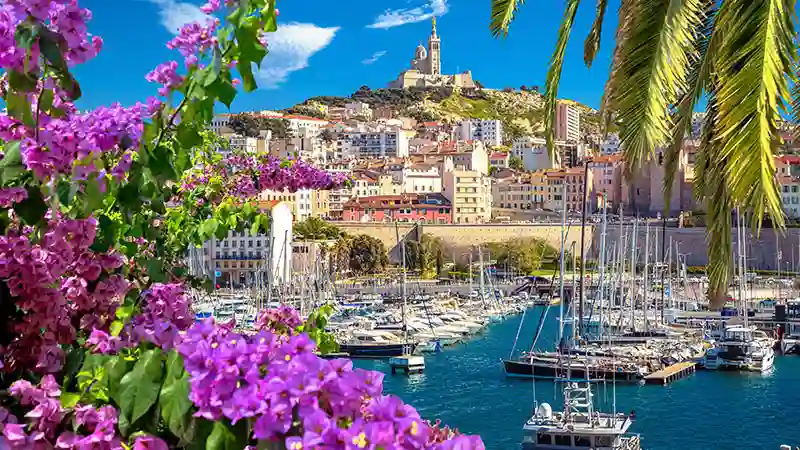 Een iconisch uitzicht op Marseille