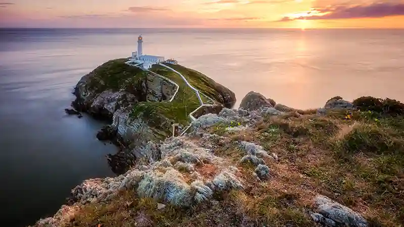 Una vista iconica di Holyhead